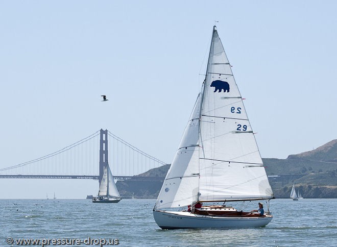 Bearly moving, The YRA WBRA racers face some fickle winds when the wind shifted © www.pressure-drop.us